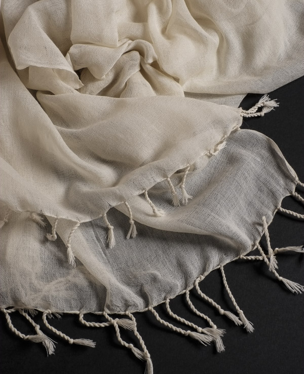 Merino Wool Shawl 'Dolly' 2100x700mm - Beautiful Silks