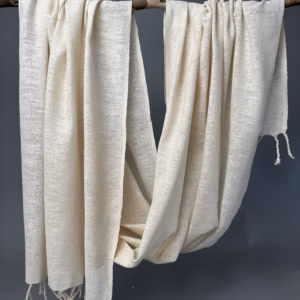 Textured Silk Noil Gauze Scarf